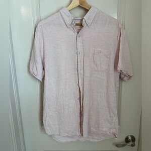 Men’s Linen Button Down Shirt